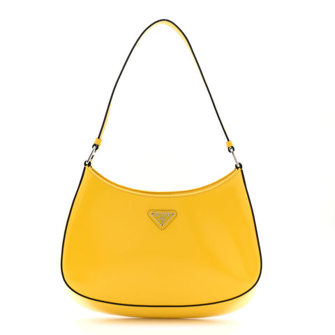 Prada Cleo brushed leather shoulder bag