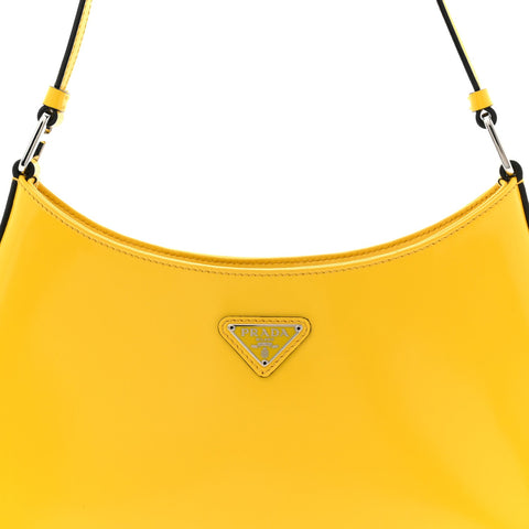 Prada Cleo brushed leather shoulder bag