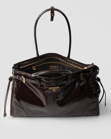 Prada Bonnie large leather handbag