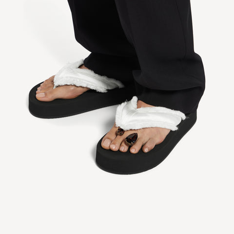 Women's Jet Lag Thong in Off White