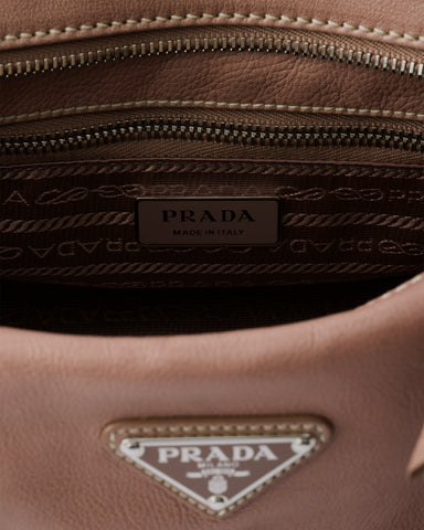 Prada Bonnie medium antiqued leather tote bag