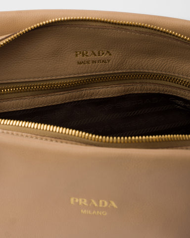 Large leather tote bag