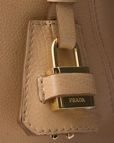 Large leather tote bag