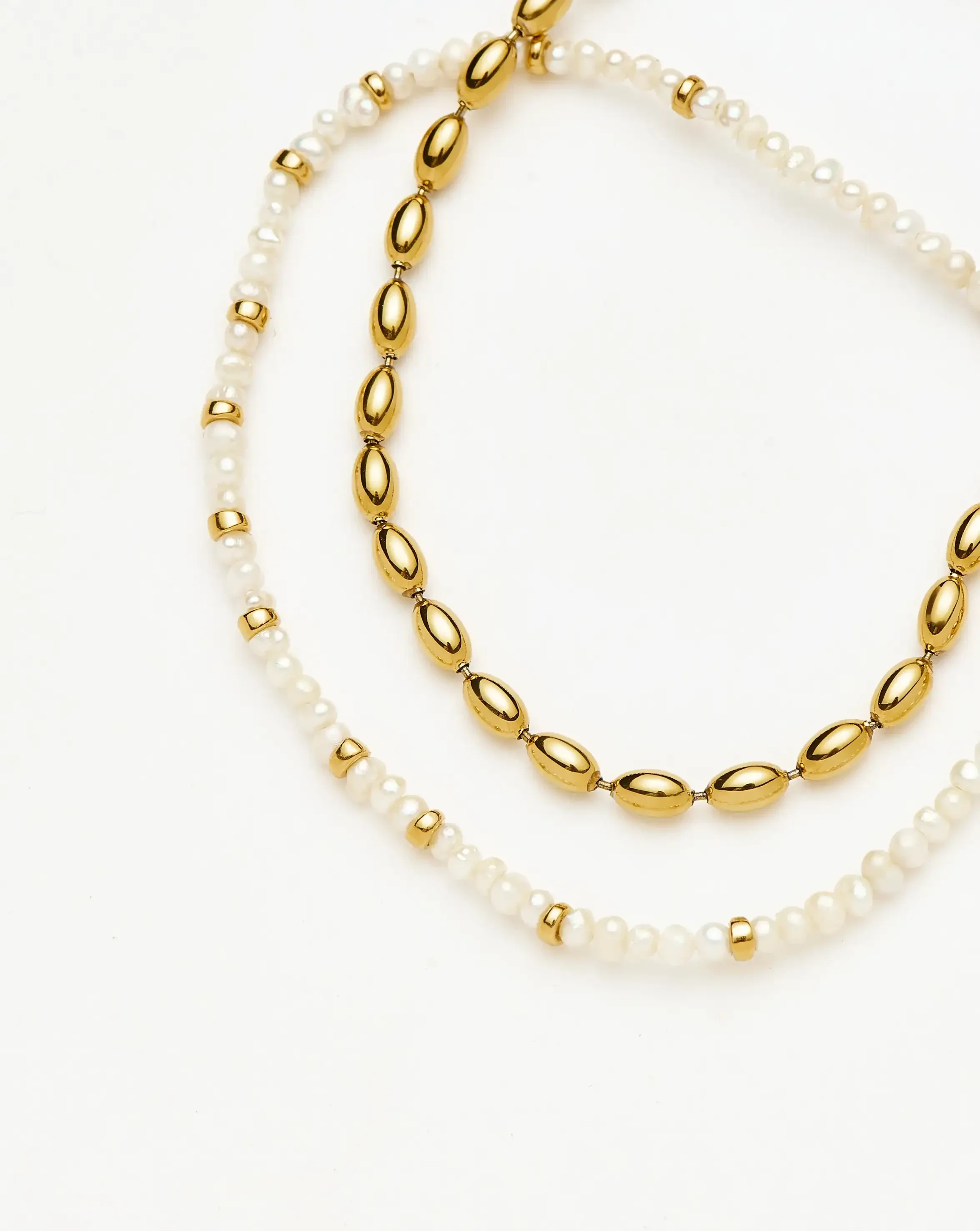The Pearl-fect Bracelet Set | 18ct Gold Plated