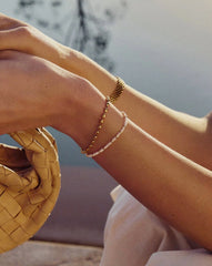 The Pearl-fect Bracelet Set | 18ct Gold Plated