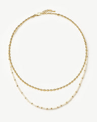 The Pearl-fect Necklace Set | 18ct Gold Plated