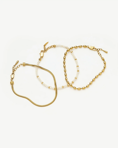 The Ultimate Bracelet Set | 18ct Gold Plated